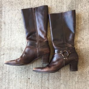 Brazilian Genuine Leather Calf-High Boots